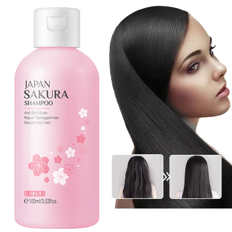 Hair Care Korean Products - LAIKOU japonya Sakura şampuan onarım hasarlı