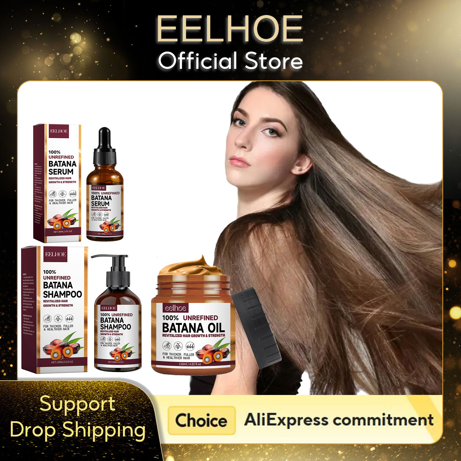 Hair Care Products - EELHOE Doğal Batana Yağı Derin Nemlendirici