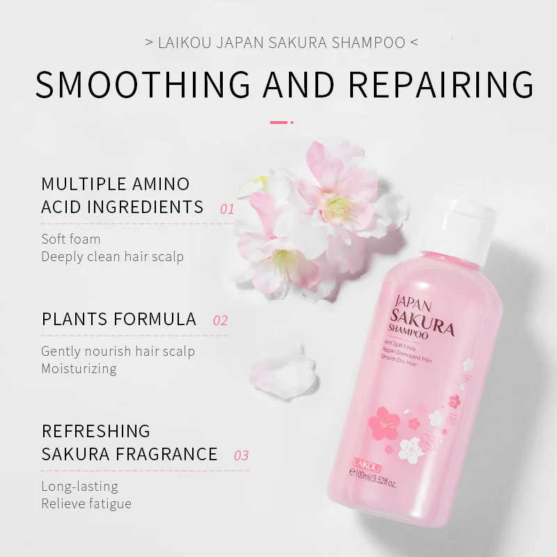 LAIKOU japonya Sakura şampuan  - Hair Care Korean Products incelemesi ve fiyatı